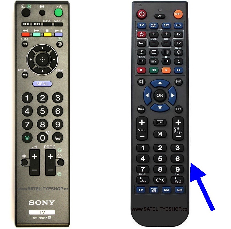 Sony RM-ED037 dálkový ovladač náhradní