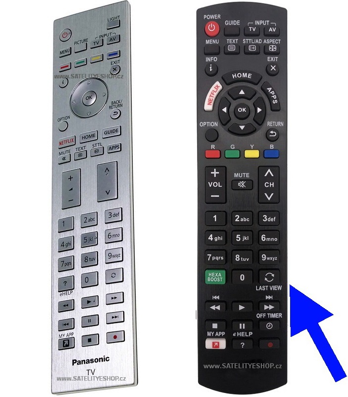 Panasonic N2QAYA000097 náhradní dálkový ovladač