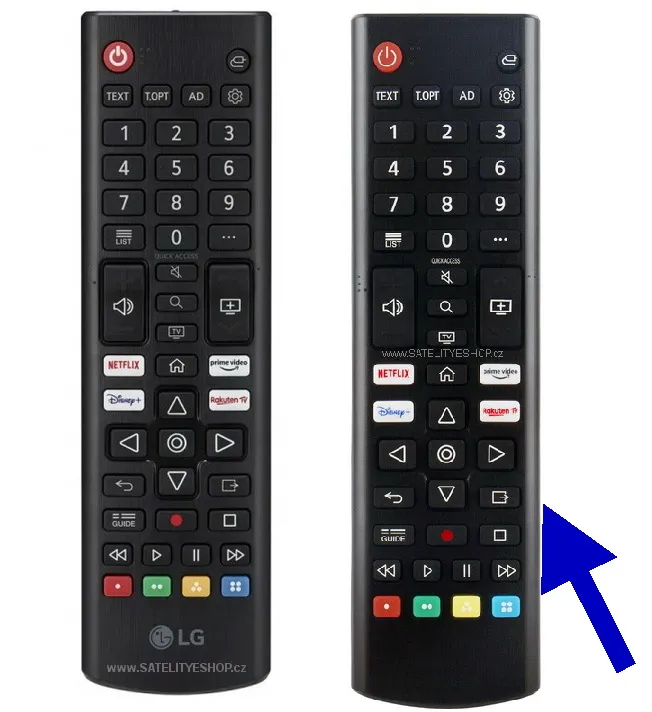 LG 43UR78003 náhradní dálkový ovladač