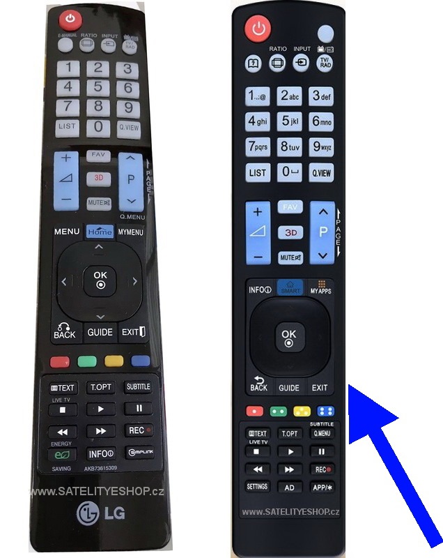 LG 42LM6200 dálkový ovladač náhradní