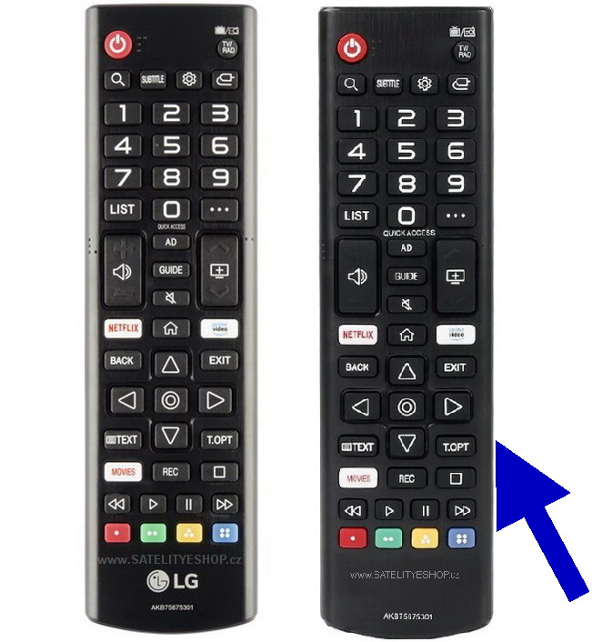 Dálkový ovladač pro LG OLED48CX náhradní