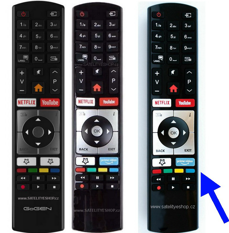 Gogen TVH 24M506 STWEB dálkový ovladač náhradní