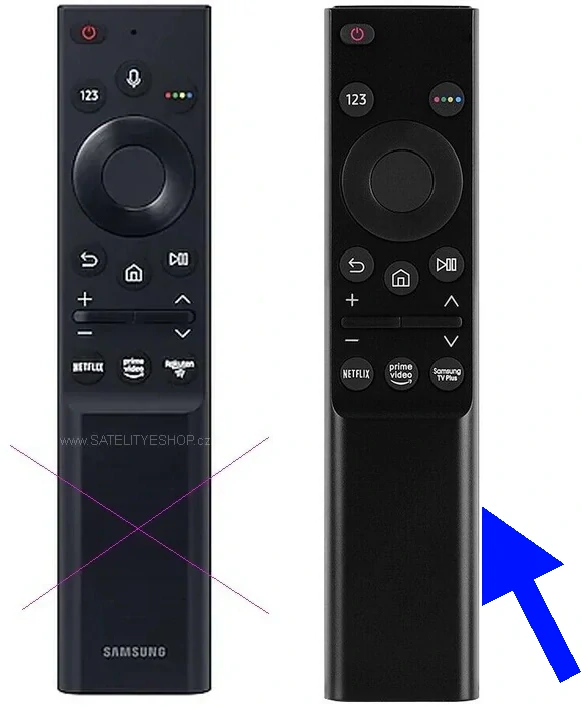 Samsung UE50AU8072 náhradní dálkový ovladač