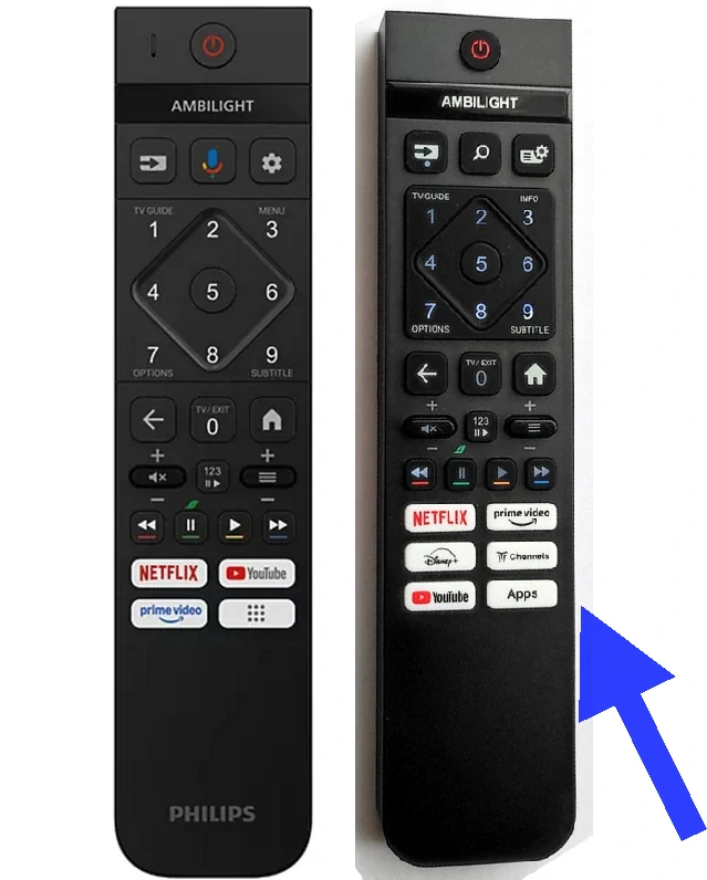 Philips 55OLED810 dálkový ovladač náhradní