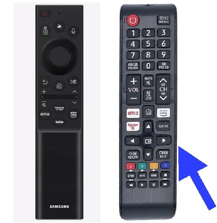 Samsung UE50M72H náhradní dálkový ovladač tlačítkový