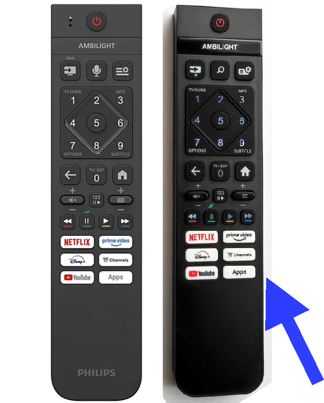 Philips 43PUS8100 dálkový ovladač náhradní
