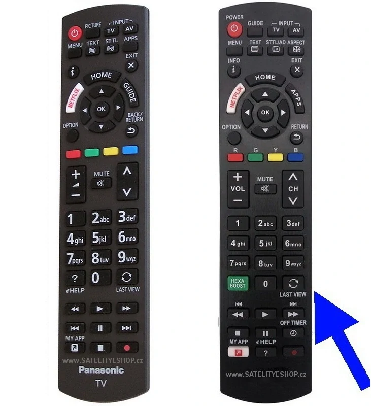 Panasonic N2QAYB001180 dálkový ovladač náhradní