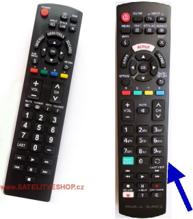 Dálkový ovladač Panasonic N2QAYB000570 náhradní