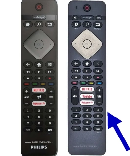 Dálkový ovladač Philips 58PUS7555 náhradní