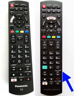 Panasonic N2QAYB001188 dálkový ovladač náhradní