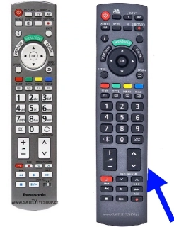 Dálkový ovladač Panasonic N2QAYB000673 , N2QAYB000504 náhradní