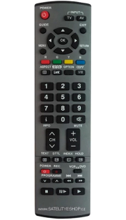 Dálkový ovladač Panasonic EUR7651110 náhradní 