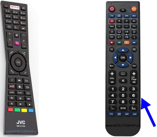 JVC RM-C3184 dálkový ovladač náhradní
