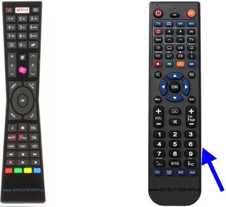 JVC RM-C3231 dálkový ovladač náhradní