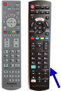 Panasonic N2QAYB001012 dálkový ovladač náhradní