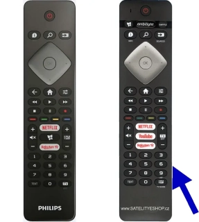 Dálkový ovladač Philips 43PUS6504 náhradní