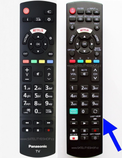 Dálkový ovladač pro Panasonic RC42128 náhradní