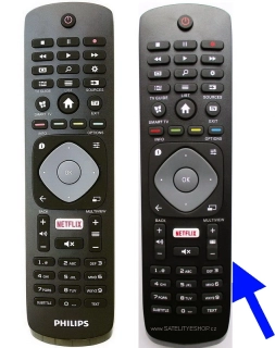 Philips RC4705 = YKF406-002 dálkový ovladač náhrada