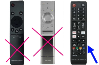 Dálkový ovladač tlačítkový náhrada za smart Samsung