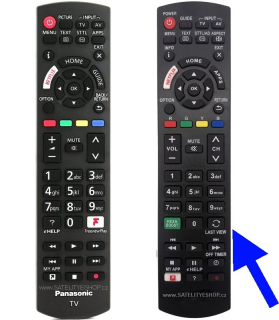 Dálkový ovladač Panasonic N2QAYB001246 náhradní