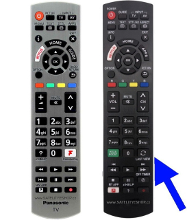 Panasonic N2QAYB001179 dálkový ovladač náhradní