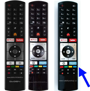 Gogen TVH 24M506 STWEB dálkový ovladač náhradní