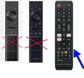 Samsung QE43QN90B náhradní dálkový ovladač tlačítkový