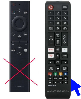 Samsung BN59-01385M náhradní dálkový ovladač tlačítkový malý