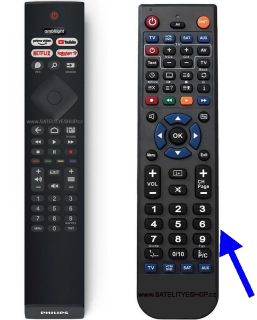 Philips 43PUS7906 náhradní dálkový ovladač
