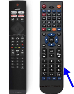 Philips 55OLED706 náhradní dálkový ovladač
