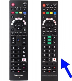 Panasonic N2QBYA000038 dálkový ovladač náhradní