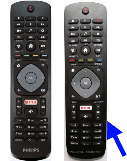 Dálkový ovladač Philips 43PUS6503 náhradní