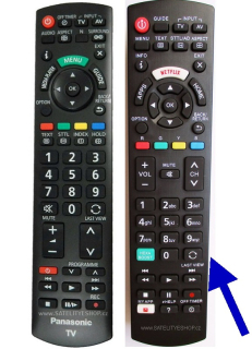 Panasonic N2QAYB000718 dálkový ovladač  náhradní