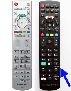 Dálkový ovladač Panasonic TX-L47WT60E  náhradní