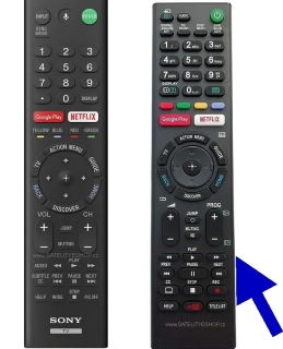 Sony XBR65Z9D náhradní dálkový ovladač