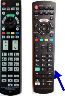 Panasonic N2QAYB000717 dálkový ovladač náhradní