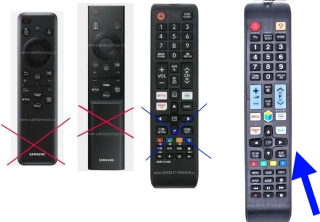 Samsung náhradní dálkový ovladač LED QLED
