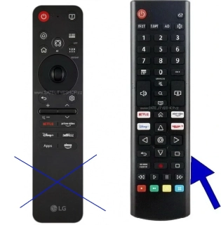 LG 65QNED86A6C náhradní dálkový ovladač