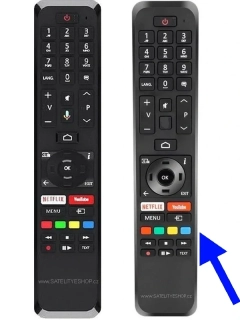 Toshiba 32LA2B63DG náhradní dálkový ovladač
