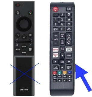 Samsung UE43U7000H náhradní dálkový ovladač tlačítkový